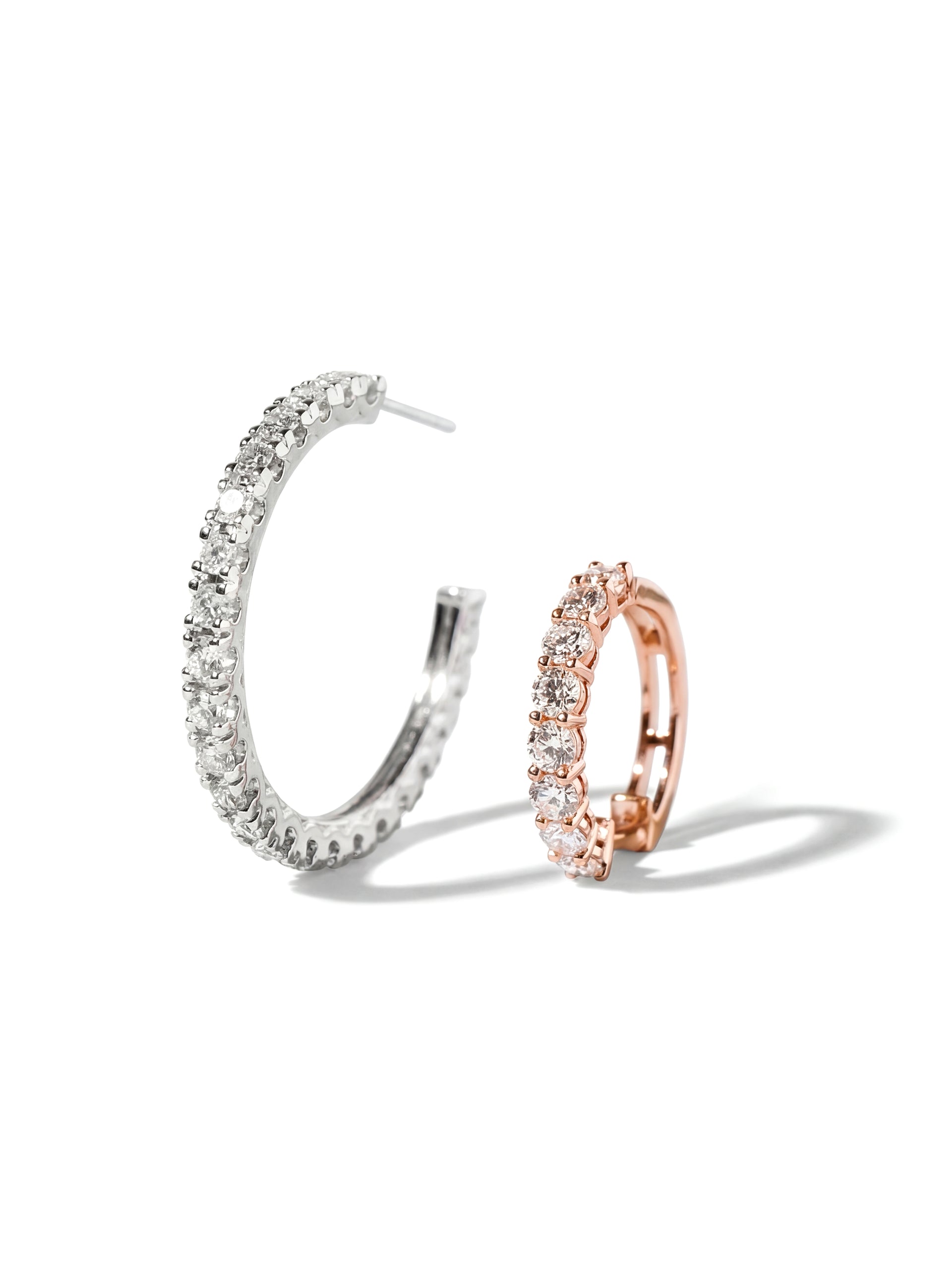 CLASSIC HOOP 鑽石耳環