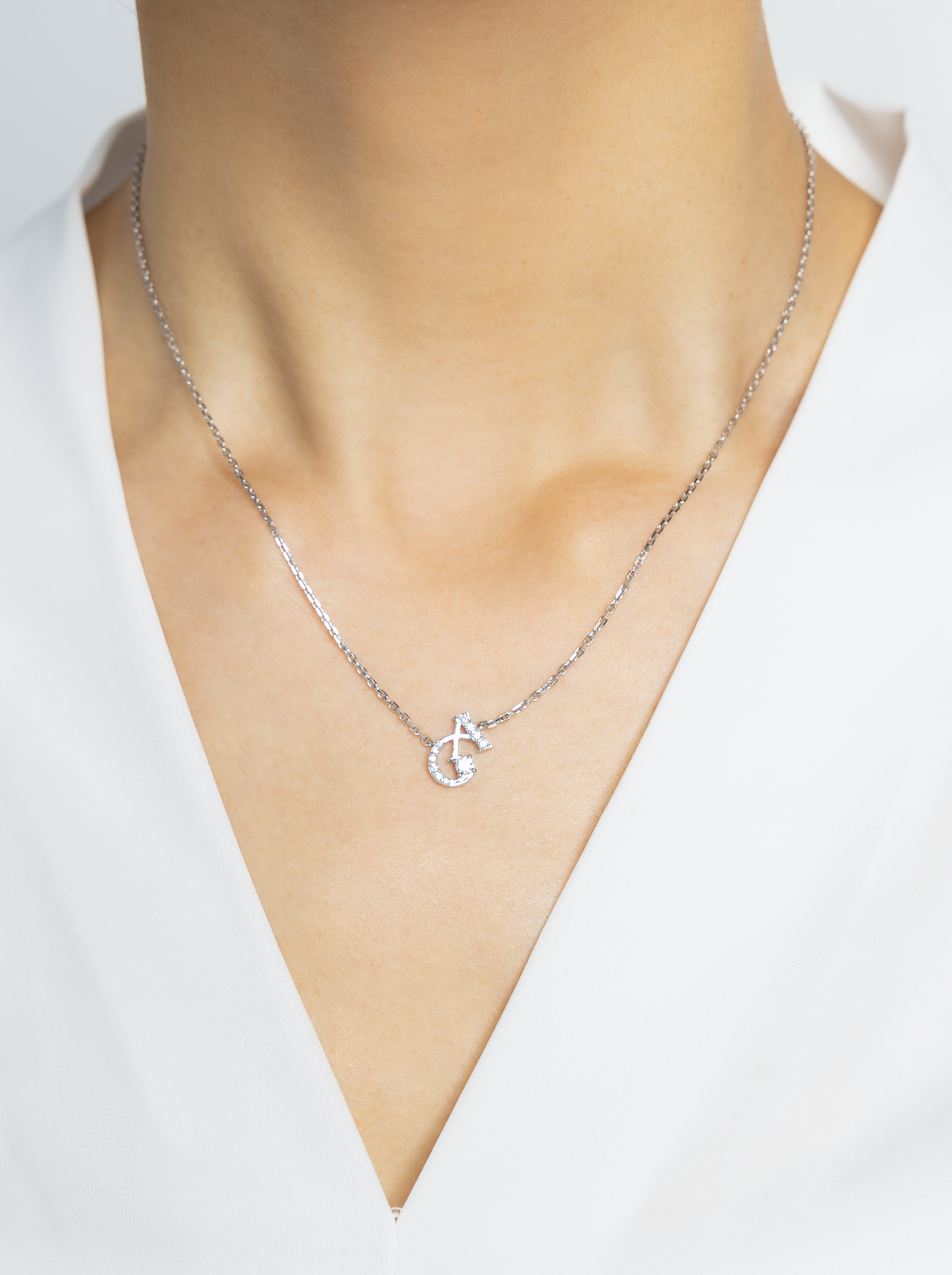 JOY 樂符鑲鑽項鍊