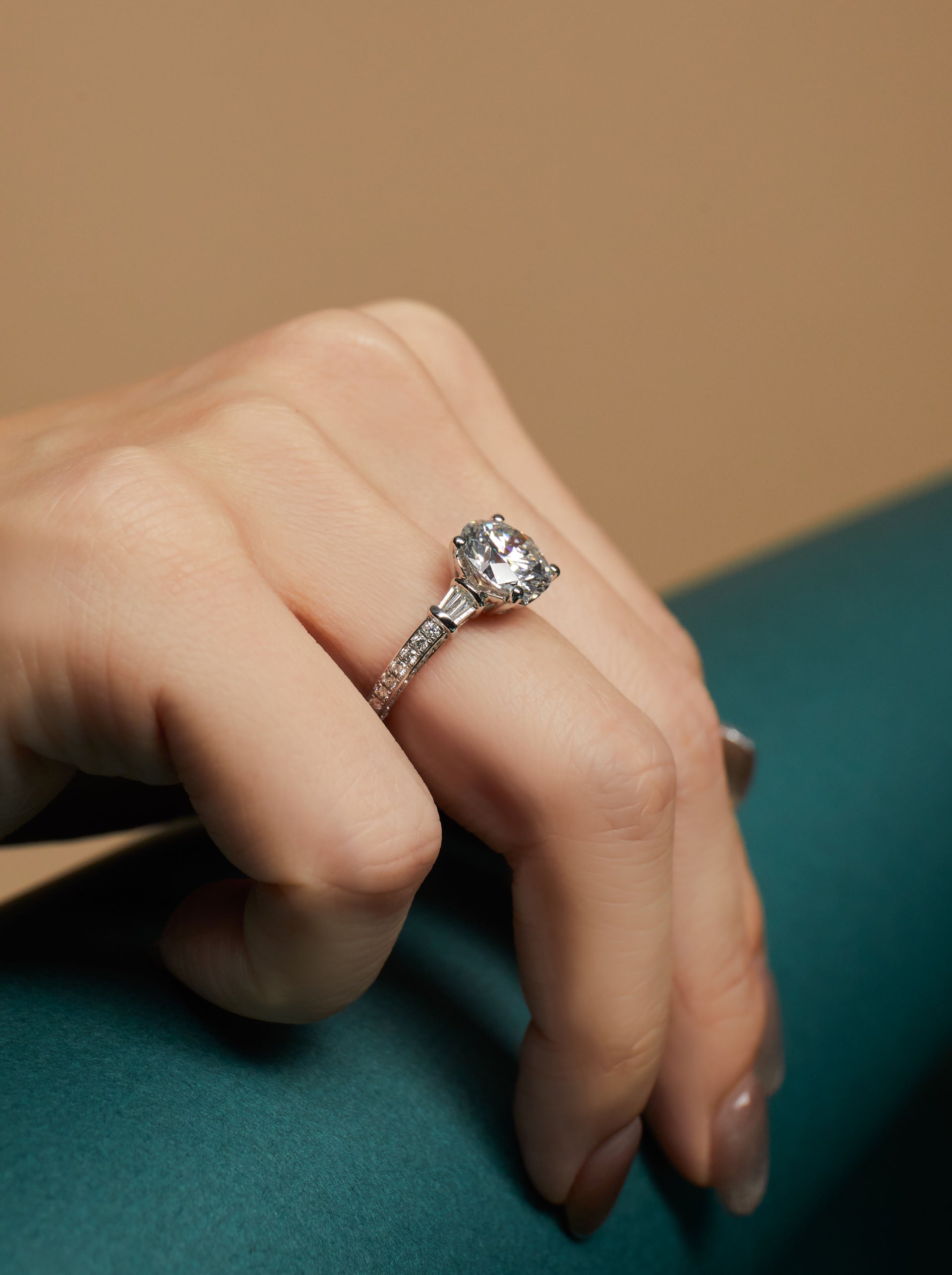 VVS 3克拉求婚鑽戒