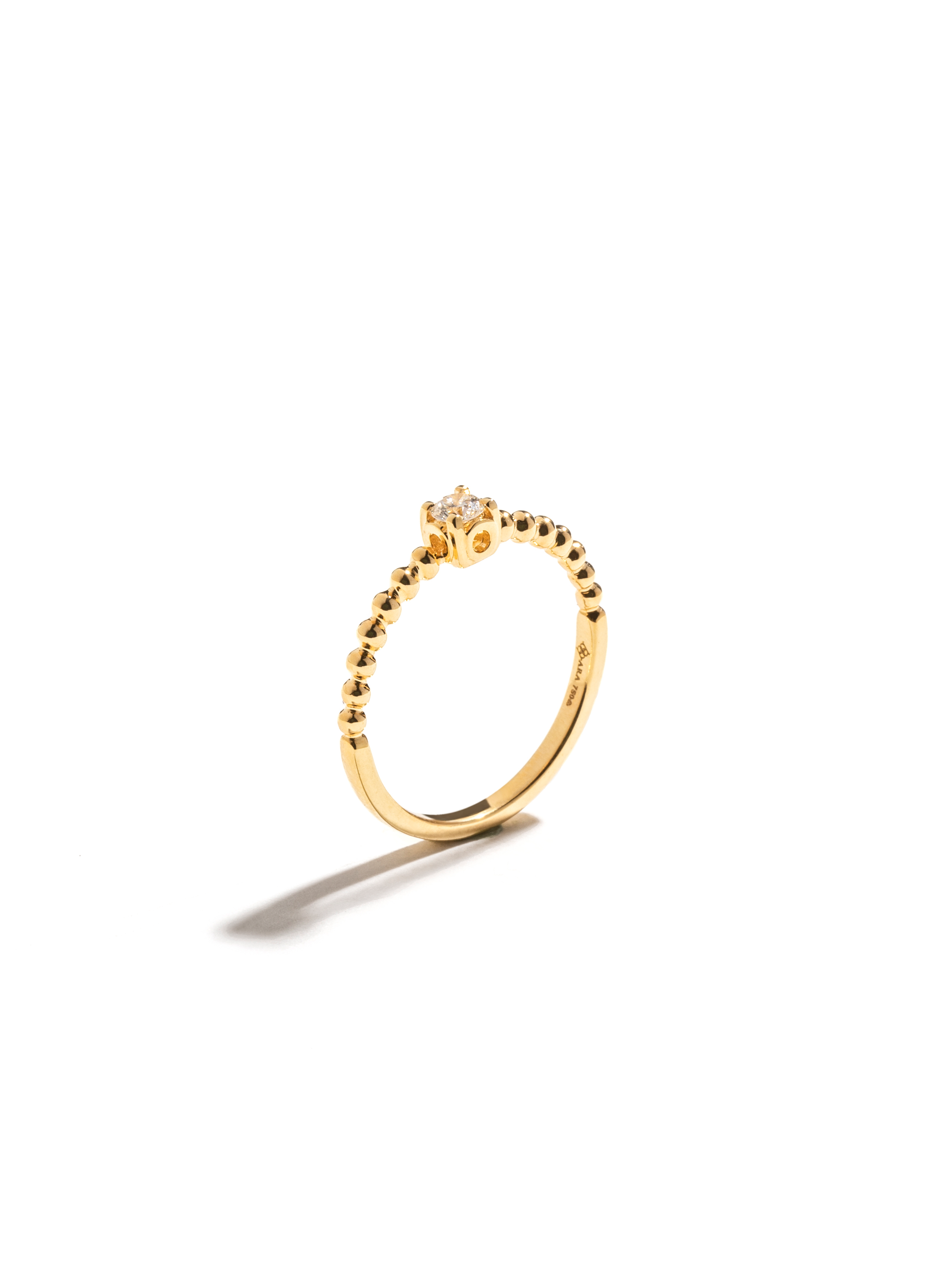 aROUND 爪鑲 10分戒指