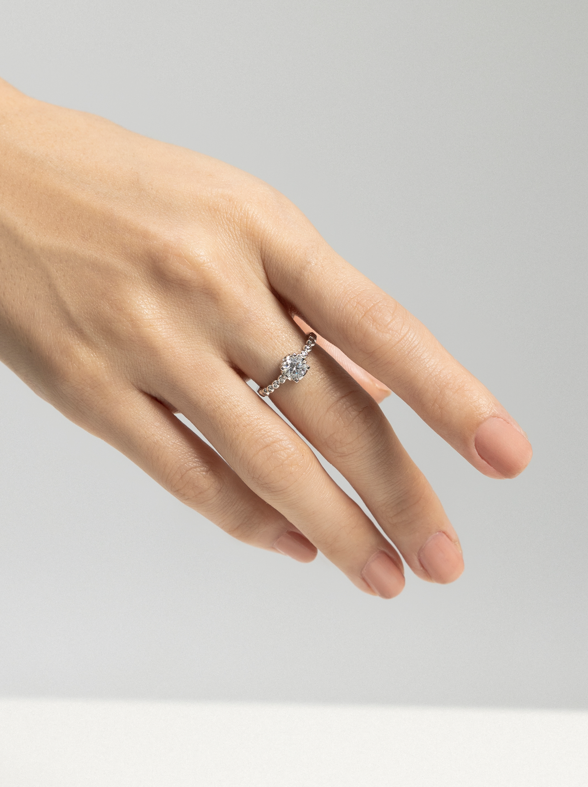 aROUND 爪鑲 50分戒指