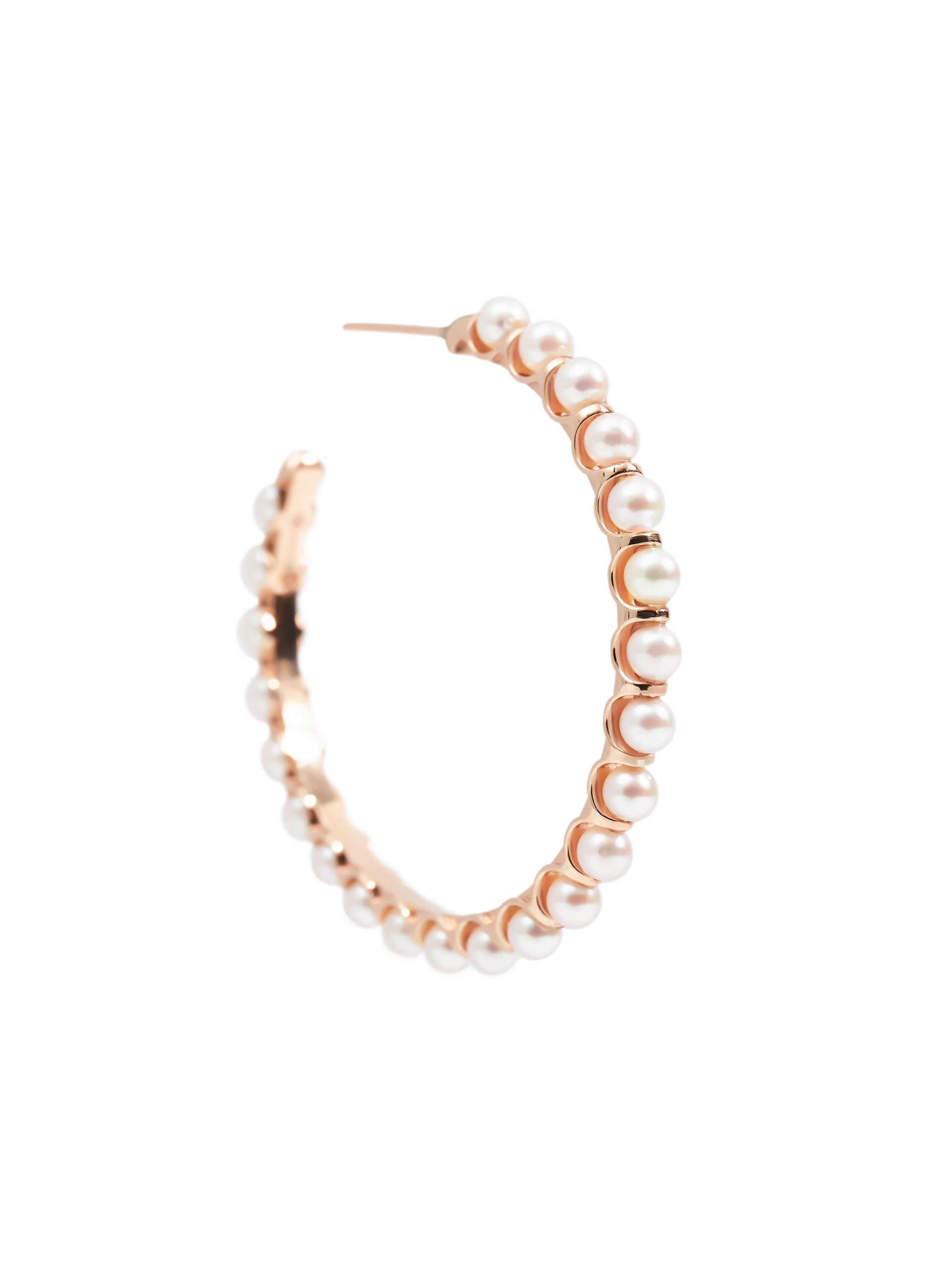 AKOYA 大圈珍珠耳環